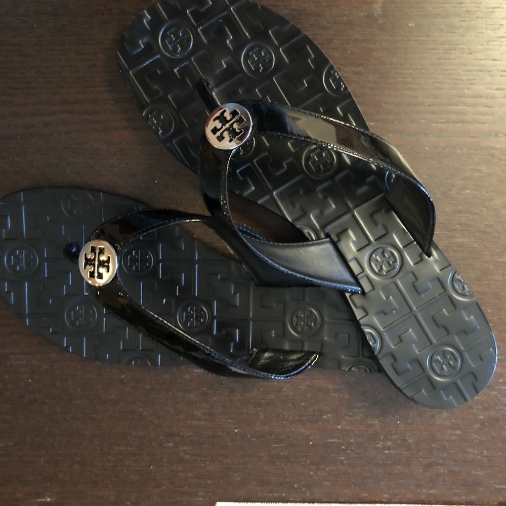 Thora patent calf sandals